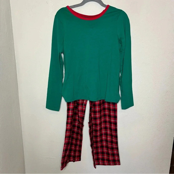 NWOT Lands' End Christmas Pajama Set XS Petite - Picture 1 of 7